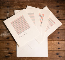 Load image into Gallery viewer, The Olivetti Pattern Series: Notecards &amp; Envelopes
