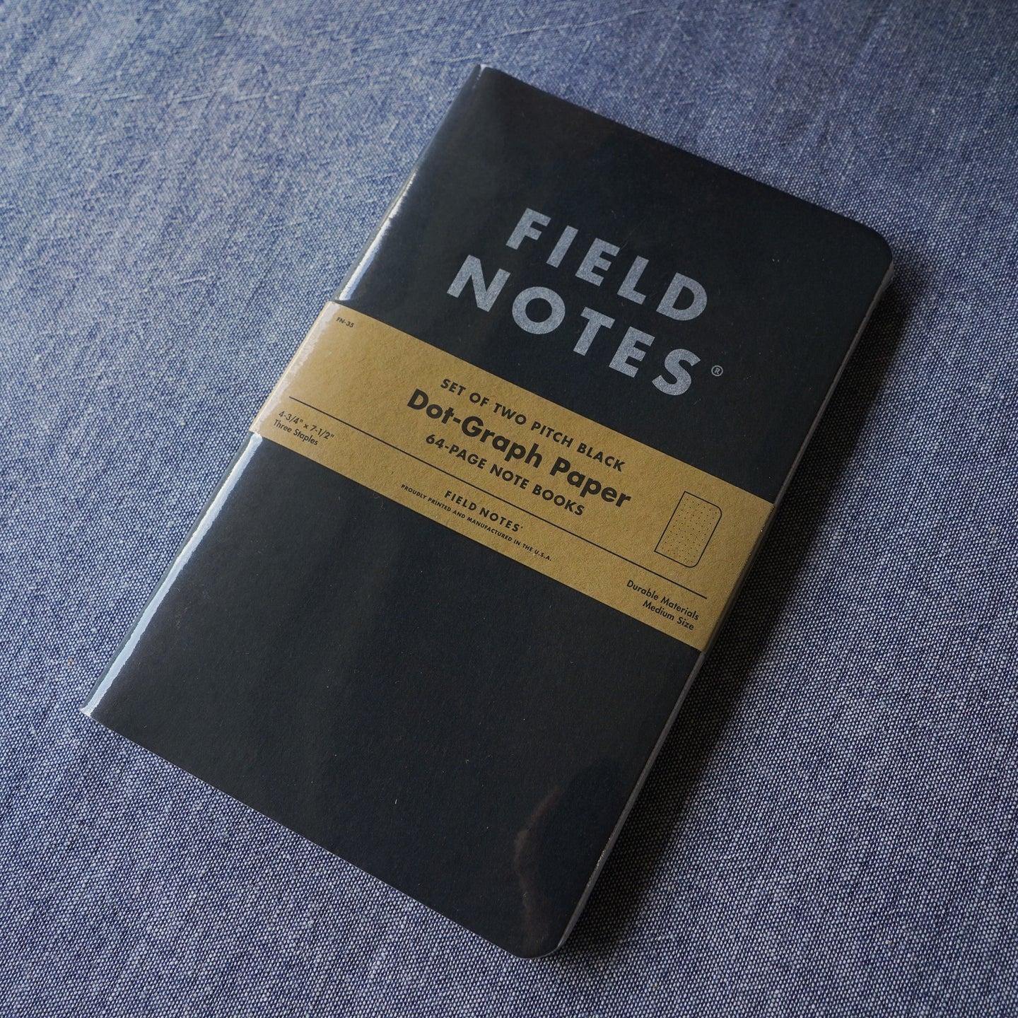 Field Notes Notebooks - Pitch Black - Large Set